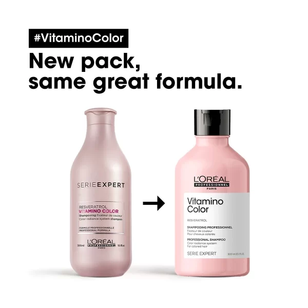 Loreal Vitamino Color Shampoo 300ml transformation