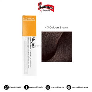Loreal Professionel Majirel Hair Color 4.3 Golden Brown 50ml