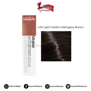 Loreal Professionel Majirel Hair Color 5.35 Light Golden Mahogany Brown 50ml