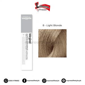 Loreal Professionel Majirel Hair Color 8 Light Blonde 50ml
