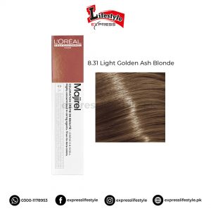 Loreal Professionel Majirel Hair Color 8.31 Light Golden Ash Blonde 50ml