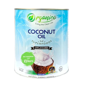 Organico’s Coconut Oil Unflavored – 680ml Coconut Oil For Keto Diet